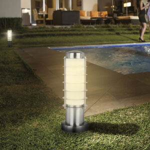 Lampara de exterior mini poste decorativa