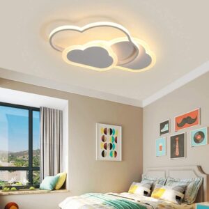 LAMPARA DE TECHO CON FUENTE DE LUZ LED NUBE