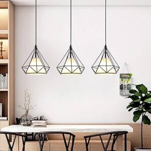 LAMPARA DIAMANTE-PRISMA NEGRO