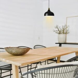 LAMPARA COLGANTE NEGRA