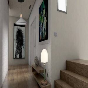 LAMPARA COLGANTE DETALLE MADERA