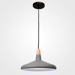 LUMINARIO COLGANTE GRIS