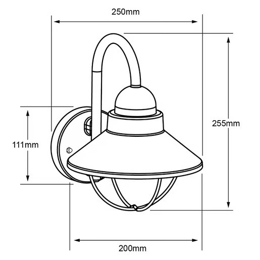 LAMPARA EXTERIOR SOBREPONER EN MURO - Imagen 5