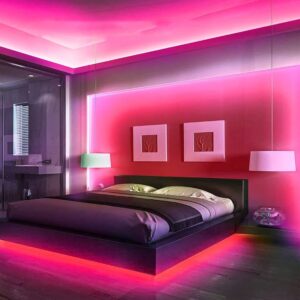 MANGUERA NEON FLEXIBLE 5M, ROSA