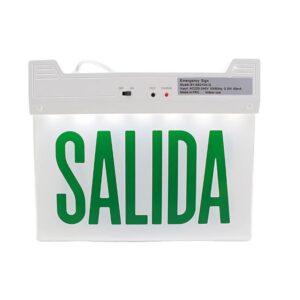 LETRERO VERDE “SALIDA” LETRERO VERDE “SALIDA”