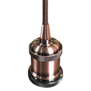 DECORATIVO COLGANTE VINTAGE COBRE ANTIGUO