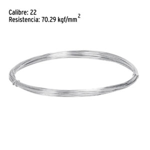 ALAMBRE GALVANIZADO CAL.22