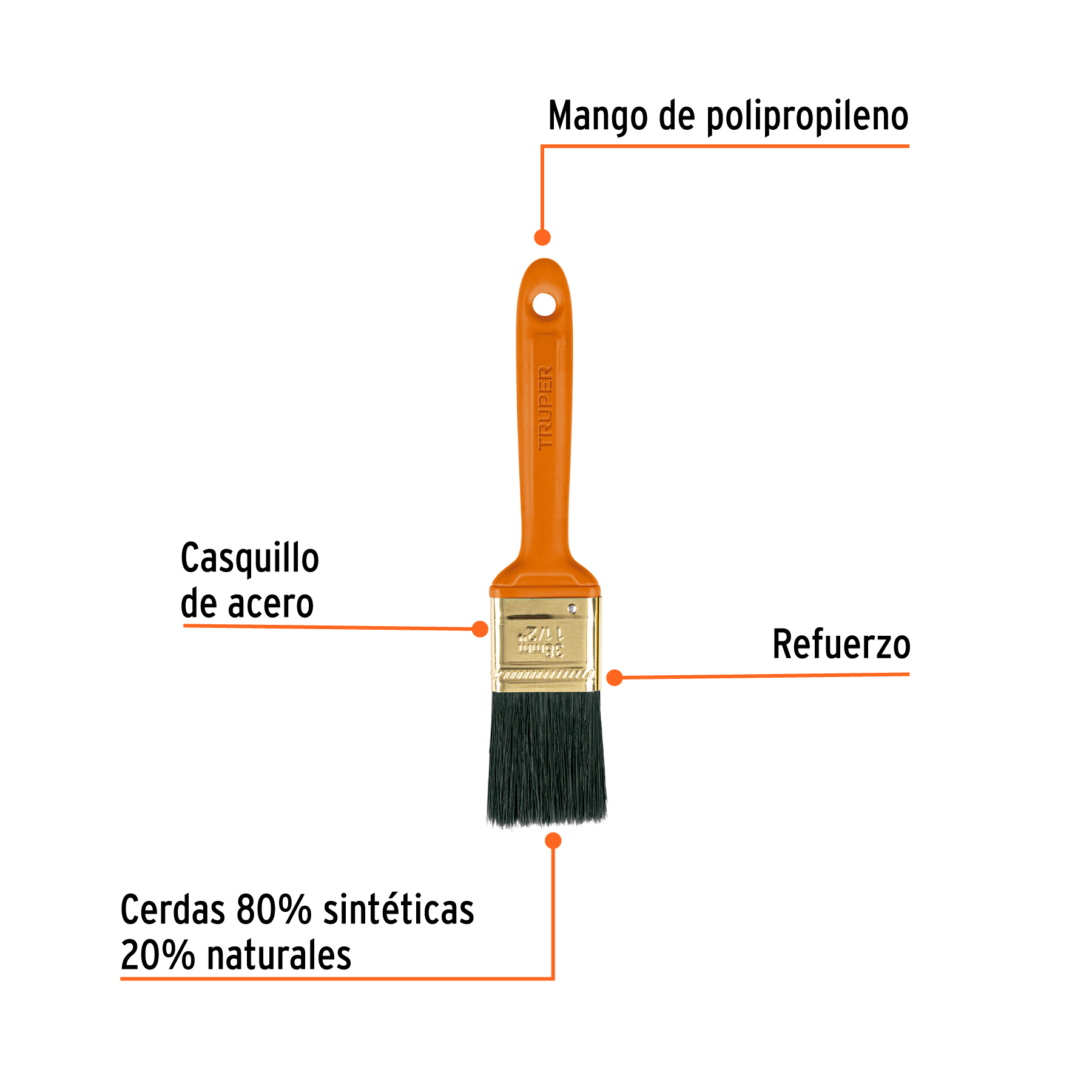 BROCHA DE 1-1/2" - Imagen 2