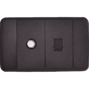 CONECTOR PARA TV/TELEFONO NEGRO