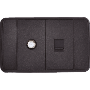 CONECTOR PARA TV/TELEFONO NEGRO