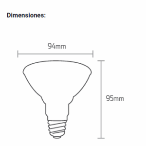 LAMPARA DE LED PAR30