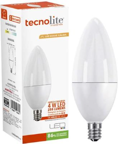 FOCO TIPO VELA E14 4W