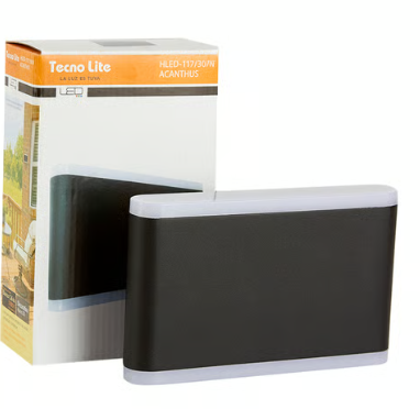 LUMINARIA PARA MURO EXTERIOR 12W