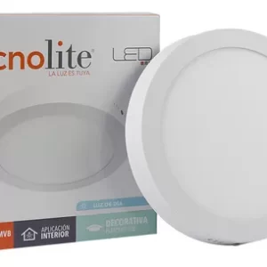 PANEL LED REDONDO SOBREPONER 18W