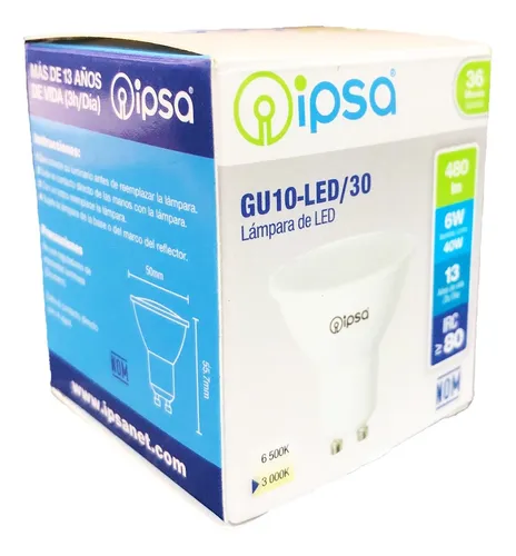 LAMPARA LED GU10 - Imagen 2