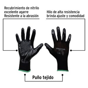 GUANTES DE NYLON