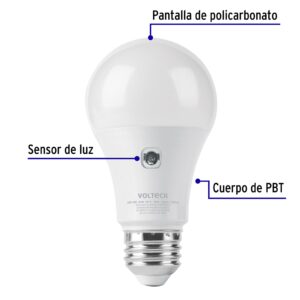 FOCO LED CON FOTOCELDA