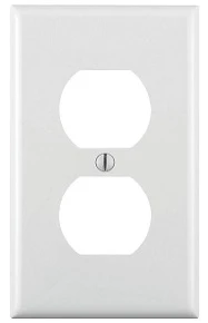 PLACA PARA CONTACTO DUPLEX BLANCO