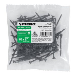 BOLSA CON 100 PIJAS #6 X 2" MULTIUSOS