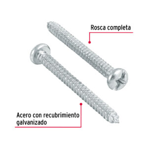 BOLSA CON 200 PIJAS #6 x 1-1/2″ P/LAMINA