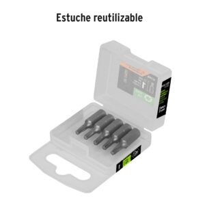 ESTUCHE CON 5 PUNTAS TORX