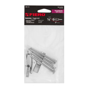 EMPAQUE CON 4 SUJETADORES TIPO MARIPOSA  3/8"