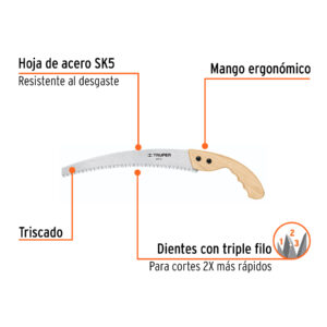 SERRUCHO DE PODA 12″