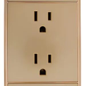 CONTACTO DUPLEX DORADO