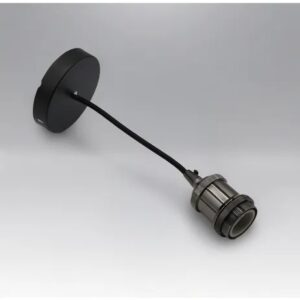 DECORATIVO COLGANTE VINTAGE NEGRO MATE