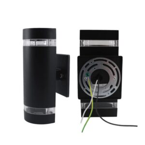 LUMINARIA TIPO ARBOTANTE NEGRA