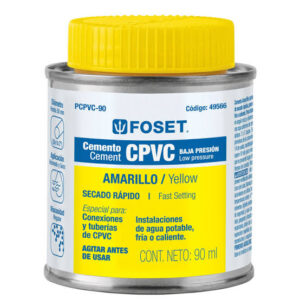 CEMENTO PARA CPVC, BAJA PRESION