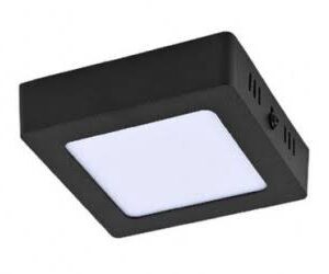 PANEL DOWNLIGHT 12W SOBREPONER NEGRO MATE