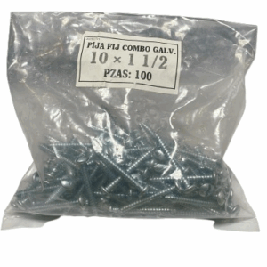 PIJA GALVANIZADA 10X1 1/2 (100PZ)