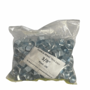 TUERCA HEXAGONAL 3/8" (100 PZAS)