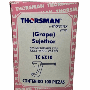 CAJA DE GRAPAS PARA CABLE 6X10